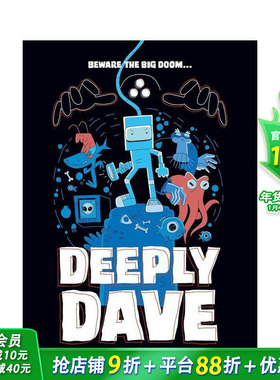 【现货】深海戴夫 Deeply Dave 英文儿童漫画故事书 英语拓展阅读进口书