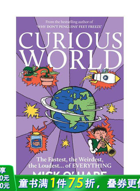 【预售】惊奇世界：万物之快  Curious World: The Fastest英文科普百科趣味冷知识 英语拓展阅读进口书