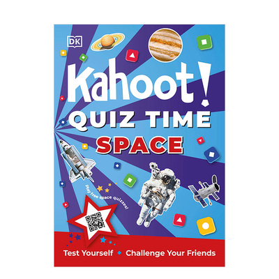 【预售】英文原版 Kahoot! 教育互动问答：太空 Kahoot! Quiz Time Space 10岁+英语儿童故事插画绘本 DK知识百科科普 进口书