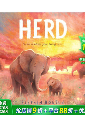 【现货】族群 HERD 英文儿童插画故事绘本 进口童书