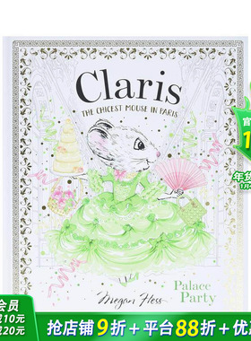 【现货】Claris宫殿派对：时髦鼠鼠游巴黎5 Palace Party: The Chicest Mouse in Paris vol.5 英文儿童插画故事绘本 进口童书