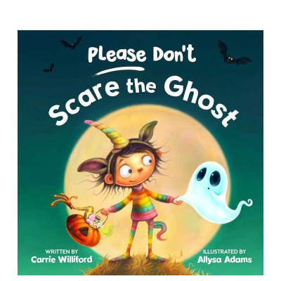 【预售】请别吓到小幽灵 Please Don't Scare The Ghost 精装英文儿童插画故事绘本 进口童书