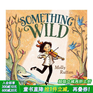 东西 狂野 Something Wild 英文英语故事科普进口童书 儿童艺术插画绘本 预售