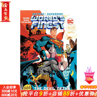 【现货】蝙蝠侠/超人 世界z佳 卷1 Bat/Superman Worlds Finest V1 英文原版漫画书 正版进口书
