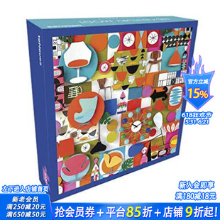 【现货】拼图：20世纪中叶现代派份子 Mid-Century Mod!   Puzzle高颜值艺术创意进口文创产品 节日送礼