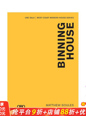 【预售】宾宁故居 Binning House 原版英文建筑设计 正版进口书