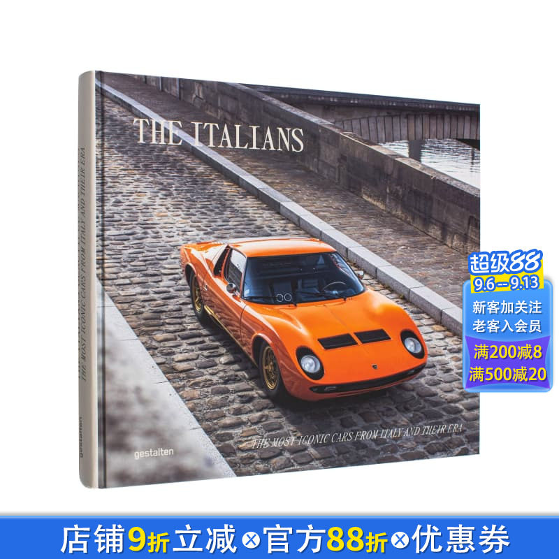 【现货】意大利汽车:标志性车型及其时代 The Italians 原版英文工业产品设计 正版进口书籍画册 善优图书