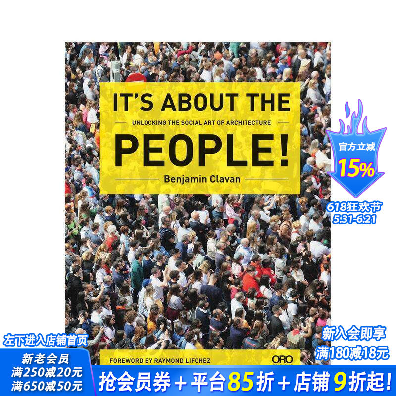 【预售】以人为本：解锁建筑的社会艺术 It's About the People!:Unlocking the Social Art of Architecture英文建筑设计进口书