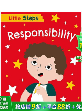 【现货】小步伐：责任 Little Steps: Responsibility 英文儿童插画故事绘本 进口童书
