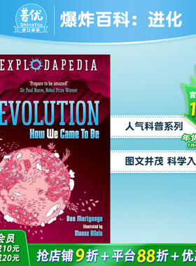 【现货】爆炸百科：进化 【Explodapedia】Evolution 原版英文青少年科普读物 正版进口书