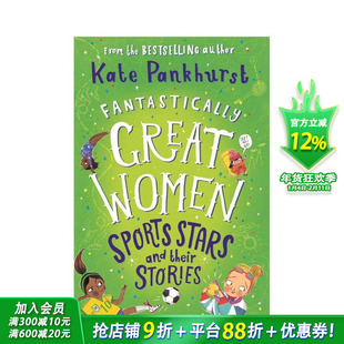 【预售】了不起的女体育明星和她们的故事 Fantastically Great Women Sports Stars and their Stories 英文儿童绘本书 名人传记