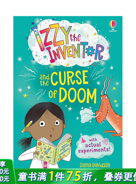 【预售】英文原版 发明家Izzy和末日诅咒 Izzy the Inventor and the Curse of Doom 英文儿童故事绘本 进口原版书籍 善优图书