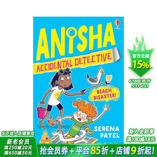 【现货】【意外侦探阿妮莎】#7海滩危情 Anisha， Accidental Detective侦探推理章节小说 英文儿童桥梁章节故事书 英语拓展阅读