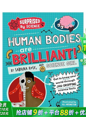 【现货】【科学惊奇录】人体奥秘工坊！精装 Surprised by Science：Human Bodies are Brilliant! 英文儿童插画科普绘本进口书