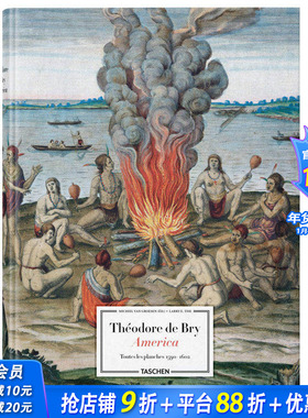 【现货】Theodore de Bry. America 西奥多·德·布雷:美国 英文原版图书籍进口正版