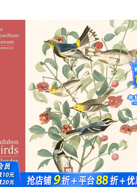 【预售】【日历】菲茨威廉博物馆：奥杜邦鸟类 2026年挂历 Fitzwilliam Museum: Audubon Birds Wall Calendar  正版进口书