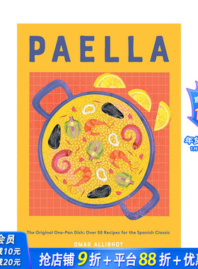 【预售】英文原版 西班牙海鲜饭 Paella 餐饮料理食谱指南 正版进口书籍画册 善优图书