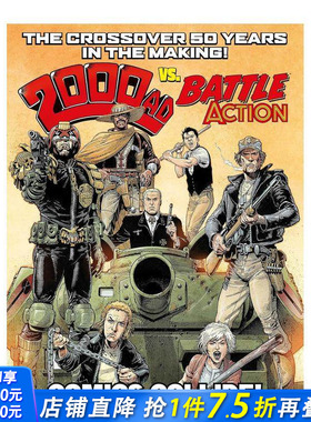 【预售】2000 AD Vs战斗动作:漫画碰撞! 2000 AD Vs Battle Action: Comics Collide! 原版英文漫画书 正版进口书
