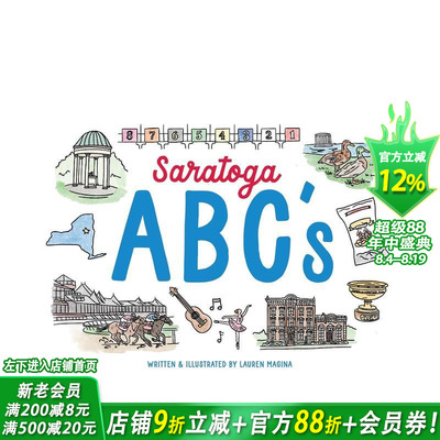 【现货】萨拉托加ABC Saratoga ABCs 原版英文儿童语言/概念启蒙