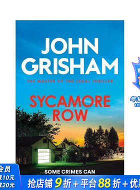 【现货】【法庭派推理大师John Grisham】悬铃木审判 Sycamore Row 原版英文文学小说 流行小说 法律推理惊悚 正版进口书