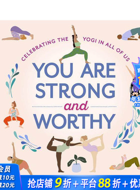 【预售】你很坚强 很值得 You Are Strong and Worthy 原版英文生活综合 正版进口图书