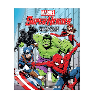 【现货】【立体书】英文原版 漫威**英雄Marvel Super Heroes 精装艺术插画绘本 6岁以上 创意特色书 节日送礼 进口儿童图书