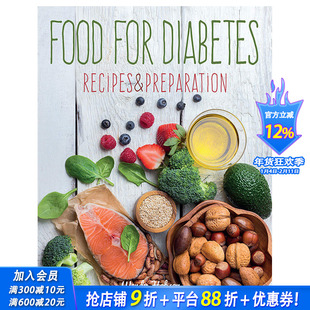【现货】Food for Diabetes 糖尿病食物 健康食谱菜谱 英文原版烹饪料理指南