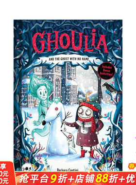 【现货】茱莉亚与无名幽灵 3 Ghoulia and the Ghost with No Name 英文儿童桥梁故事书 英语拓展阅读进口书 哥特式 儿童文学