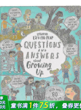 【现货】【Lift-the-FlapQ&A翻翻书】about Growing Up关于成长 儿童绘本图书【善优童书】