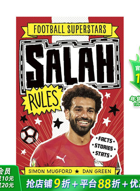 【现货】英文原版 足球明星特辑：萨拉赫【Football Superstars】Salah Rules 6岁+儿童英语初*桥梁书 进口图书 善优童书