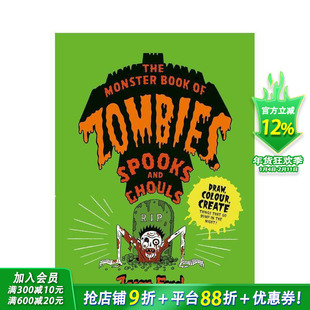 【现货】Zombies, Spooks and Ghouls 怪物书:自己画僵尸、幽灵和食尸鬼
