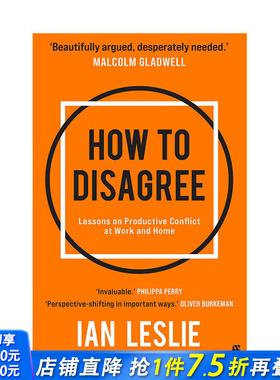 【现货】英文原版 如何不同意：工作和家庭里频发冲突的教训 How to Disagree 社会科学 正版进口图书画册 善优图书