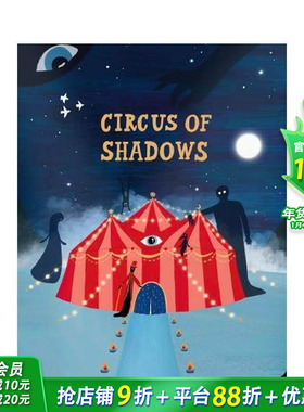 【预售】影子马戏团 柏林插画师Lidia Brankovic（平装） Circus of Shadows 英文儿童插画故事绘本 进口童书