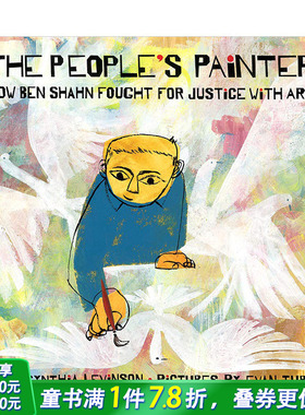 【现货】本·沙恩如何用艺术为正义而战How Ben Shahn Fought for Justice with Art 3-9岁儿童启蒙绘本Evan Turk【善优童书】