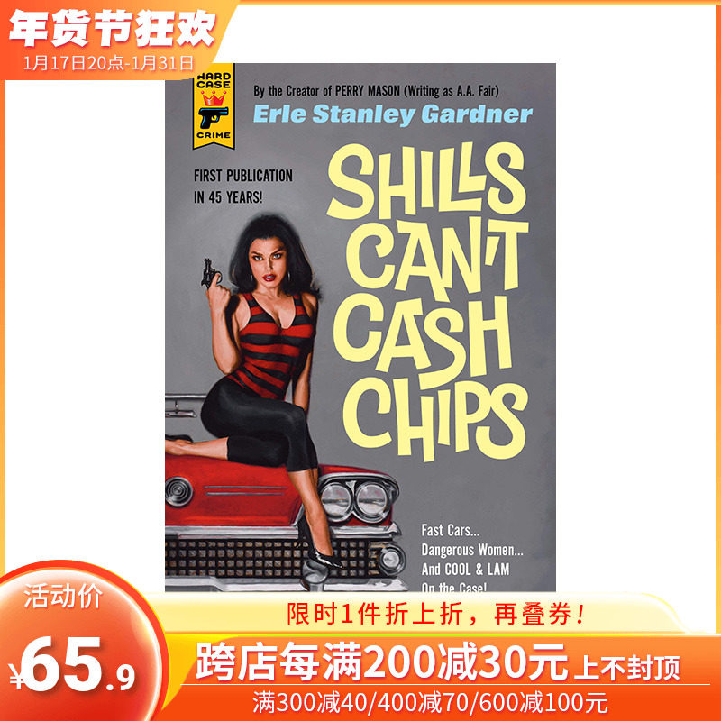 【预售】英文原版 无法兑现的筹码【Hard Case Crime】Shills Can't Cash Chips 英文小说进口原版书籍 善优图书