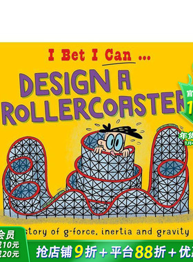 【现货】我打赌我能：设计过山车 I Bet I Can: Design a Rollercoaster 英文儿童插画科普绘本 进口童书