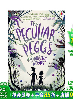 【现货】谜语森林里特有的佩格斯 The Peculiar Peggs of Riddling Woods 英文小说故事 英语拓展阅读进口书