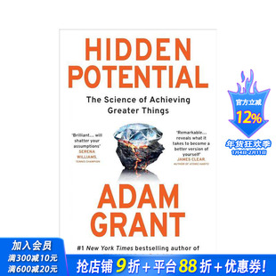 【现货】隐藏的潜力：实现更大成就的科学 Hidden Potential: The Science of Achieving Greater Things 原版英文 正版进口图书