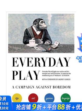 【现货】英文原版 每天玩耍:对抗无聊的游戏 Everyday Play: A Campaign Against Boredom 心灵励志 正版进口