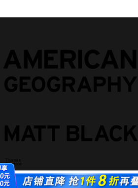 【现货】马格南摄影师马特·布莱克Matt Black 破碎的美国梦 American Geography:A Reckoning with a Dream 英文原版进口画册
