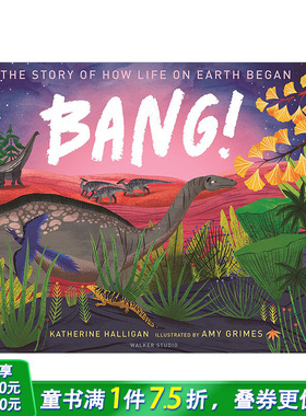 【现货】【Amy Grimes绘画作品】宇宙大爆炸：地球生命起源 BANG!  5-8岁少儿自然科普知识百科启蒙故事绘本 英文原版 图书