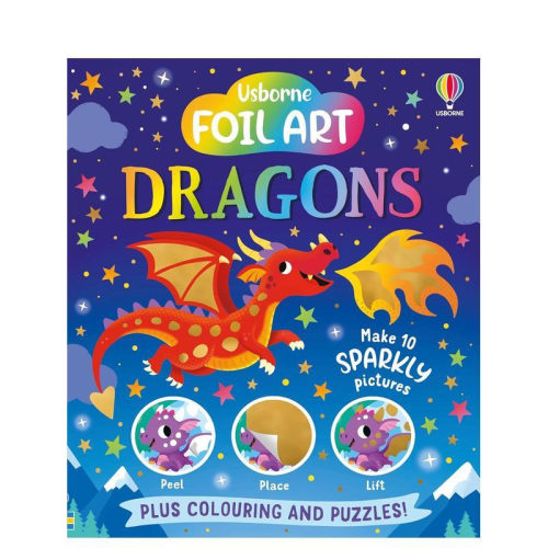 【锡纸转印画】龙 【Foil