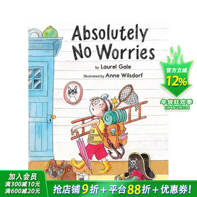 【预售】没问题 Absolutely No Worries 英文儿童插画故事绘本 进口童书