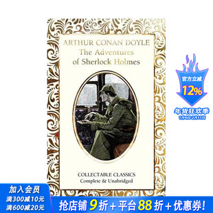 【现货】英文原版 福尔摩斯探案集英文传记【Flame Tree Collectable Classics】Adventures of Sherlock Holmes, 正版进口书籍