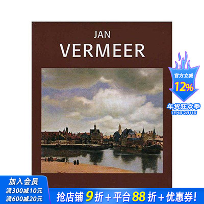 【预售】扬·维米尔 Jan Vermeer 原版英文艺术画册画集 正版进口书