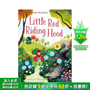【预售】小红帽 Little Red Riding Hood 英文儿童桥梁章节故事 英语拓展阅读进口书