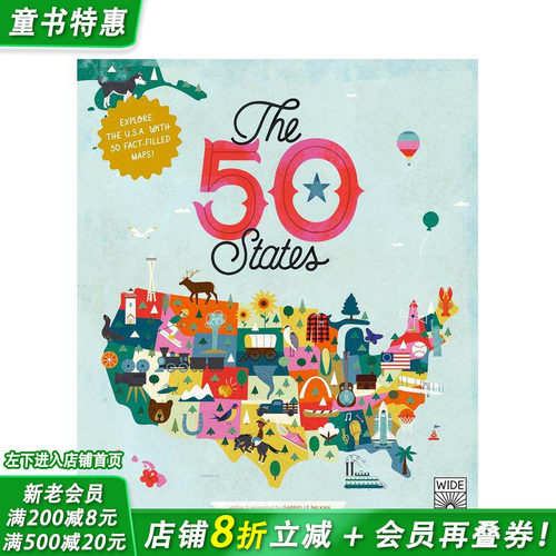 通过50幅地图探索美国 【Th