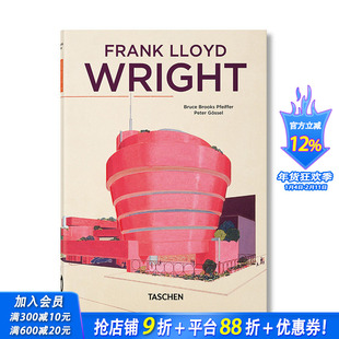 【现货】【TASCHEN】弗兰克·劳埃德·赖特 【40th Anniversary Edition】Frank Lloyd Wright 原版英文建筑设计 正版进口书