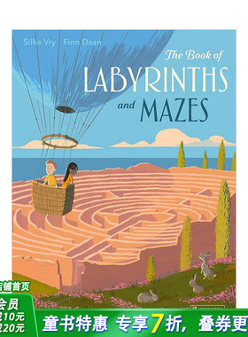 【现货】一本关于多样迷宫之书The Book of Labyrinths and Mazes 6岁以上益智玩乐趣味迷宫书 英文原版 迷路园【善优童书】