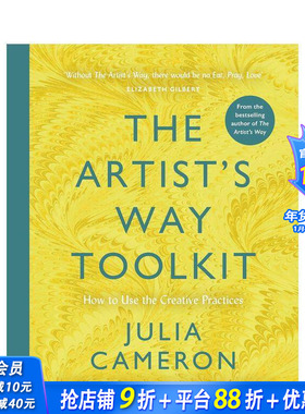 【预售】艺术家之路工具包：如何运用创意实践 The Artist's Way Toolkit 创意女王卡梅隆新作 艺术哲学理念 英文 正版进口书
